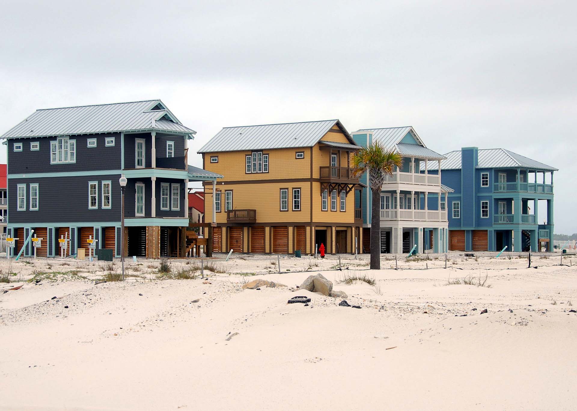 Häuser in Florida am Strand
